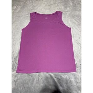 J. Jill Women Size XL Purple Pima Cotton Tank Top